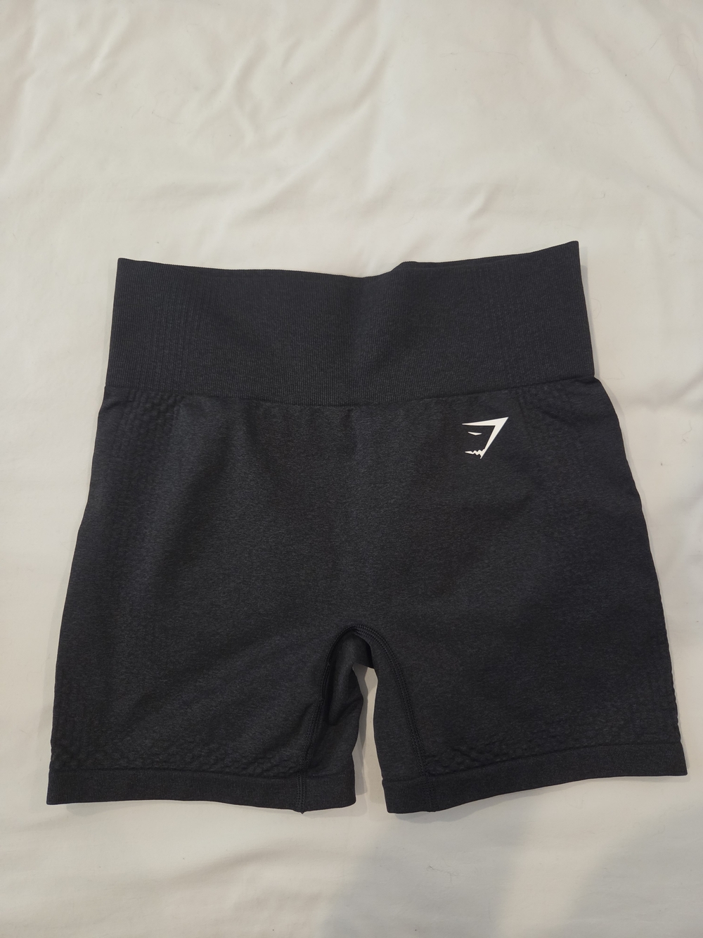 Gymshark Black High-Rise Seamless Bike Shorts